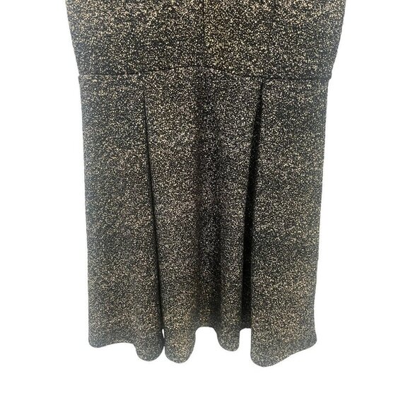 Everly Black Copper Sparkle Sleeveless Dress Medium - Picture 5 of 8